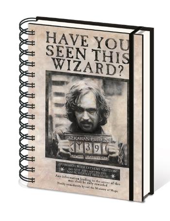Pyramid Zápisník Harry Potter - Sirius Black (Have you seen this wizard)