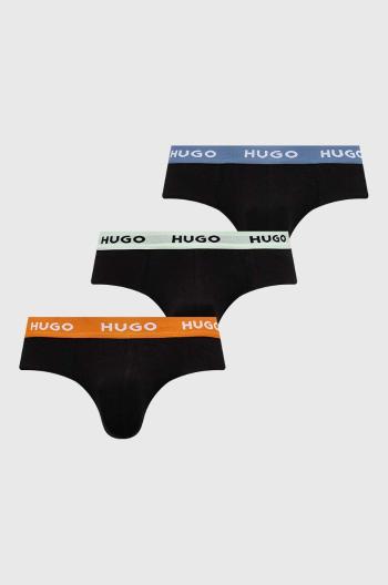 Spodní prádlo HUGO 3-pack pánské, černá barva, 50517879