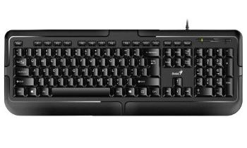 GENIUS klávesnice KB-118, PS2, CZ+SK black (černá), 31300010415