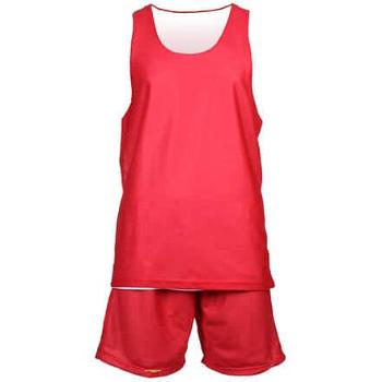 BD-1 basketbalový komplet červená-bílá Velikost oblečení: XL
