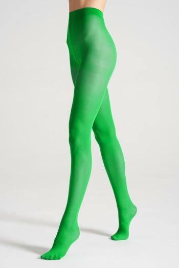 Zelené punčochy Satin 40DEN