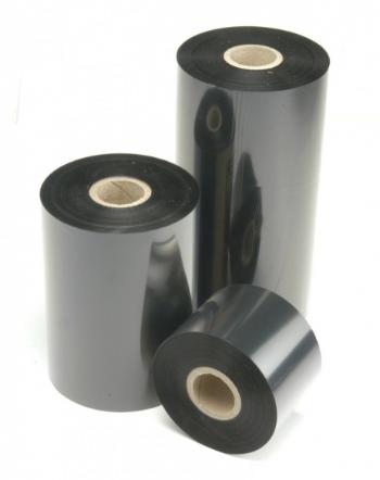 TTR páska, vosková (wax), 73mm x 100m, 1/2", OUT, černá