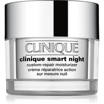 Clinique Smart Night™ Custom-Repair Moisturizer hydratační noční krém proti vráskám pro smíšenou až mastnou pleť 50 ml