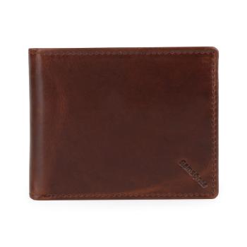 Samsonite Pánská kožená peněženka Veggy 046 - hnědá