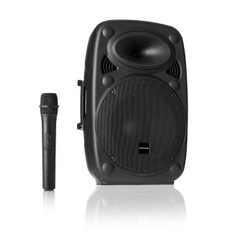 Auna Pro Streetstar 10, mobilní PA systém, 10" (25.5 cm) woofer, UHF mikrofon, 400 W max.