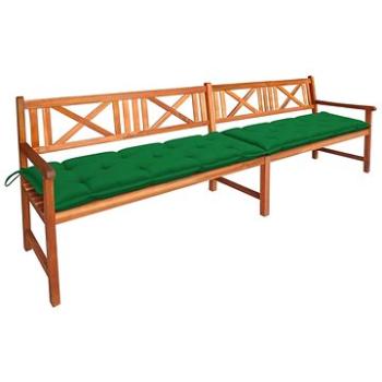 Zahradní lavice s poduškami 240 cm masivní akáciové dřevo 3063842 (3063842)