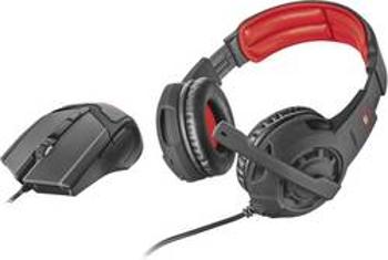 Trust GXT 784 herní headset na kabel přes uši, jack 3,5 mm, černá