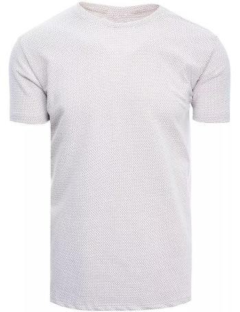 Béžové vzorované tričko vel. XL
