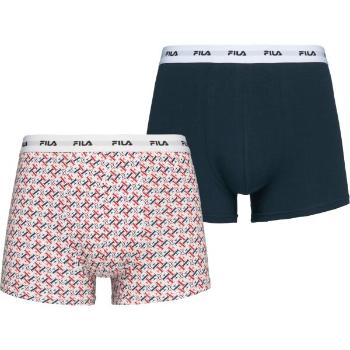 Fila BOXER ELASTIC WITH LOGO IN BOX OF 2 PIECES Pánské boxerky, mix, velikost