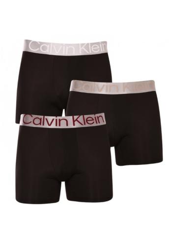 Pánské boxerky Calvin Klein NB3075 3 Pack XL Černá