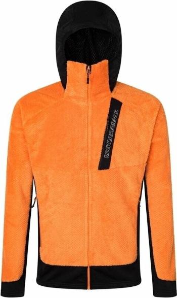 Rock Experience Blizzard Tech Man Fleece Persimmon Orange/Caviar XL Outdoorová mikina