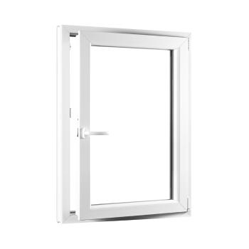 Skladova-okna Jednokřídlé plastové okno PREMIUM otvíravo-sklopné pravé - 800 x 1200 mm barva bílá