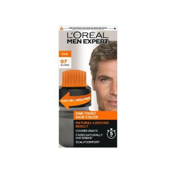 L'Oréal Paris Men Expert One-Twist Hair Color 50 ml barva na vlasy pro muže 07 Dark Blonde na všechny typy vlasů