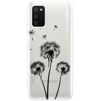 iSaprio Three Dandelions - black pro Samsung Galaxy A02s (danbl-TPU3-A02s)