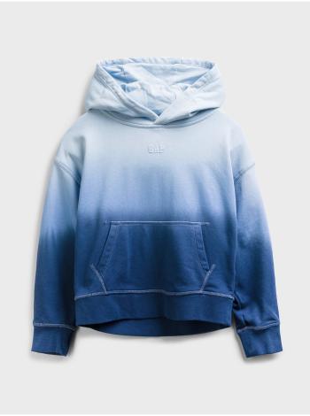 Modrá klučičí dětská mikina dip-dye hoodie