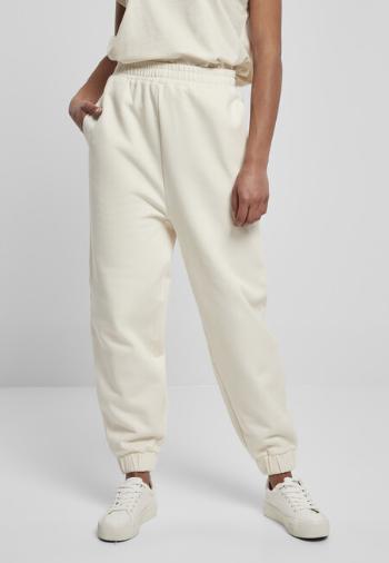 Urban Classics Ladies Organic High Waist Ballon Sweat Pants whitesand - XL