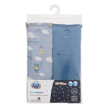 Canpol babies Bonjour Paris Muslin Squares Diapers Blue 2 ks látková plena pro děti