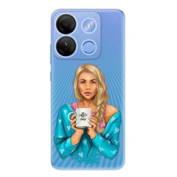 Odolné silikonové pouzdro iSaprio - Coffe Now - Blond - Infinix Smart 7