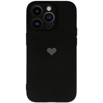 Vennus Valentýnské pouzdro Heart pro iPhone 14 Pro Max - černé (TT4434)