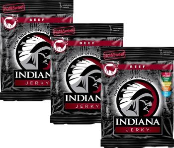 Indiana Jerky Hovězí Hot&Sweet 3 x 25 g