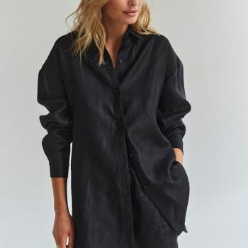 Oversized Linen Shirt