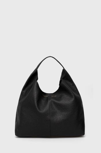 Kožená kabelka Kurt Geiger London černá barva