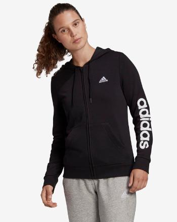 adidas Performance Essentials Logo Full-Zip Mikina Černá