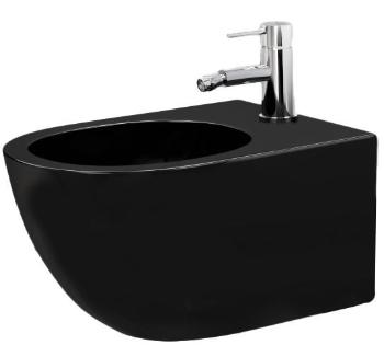 REA Závěsný bidet Carlo Mini černá matná REA-C9901