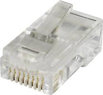 RJ45 konektor econ connect MPL88 - zástrčka, rovná RJ45 čirá, 1 ks