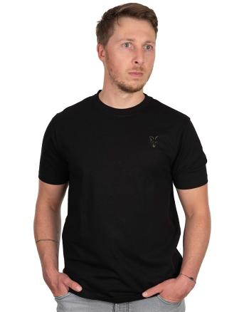 Fox tričko black fox head logo t shirt - velikost l