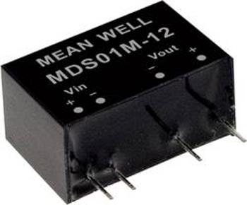 DC/DC měnič napětí, modul Mean Well MDS01N-12, 84 mA, 1 W, Počet výstupů 1 x