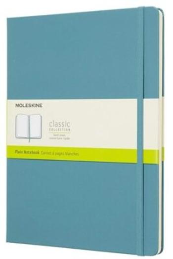 Moleskine Zápisník modrozelený XL, čistý, tvrdý