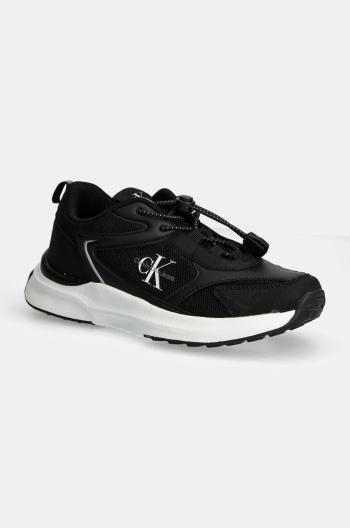 Dětské sneakers boty Calvin Klein Jeans černá barva, V3X9-81076