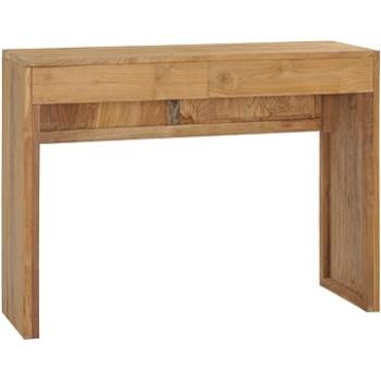 Konzolový stolek 100 × 35 × 75 cm masivní teakové dřevo (288842)
