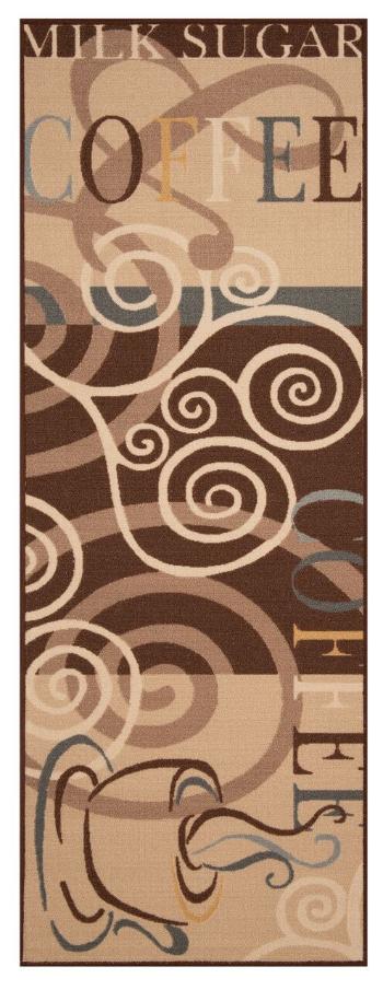 Zala Living - Hanse Home koberce Běhoun Coffee Ornament 67x180 Vibe 103491 brown - 67x180 cm Hnědá