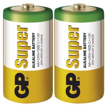 EMOS Alkalická baterie GP Super C (LR14), 2ks B1330