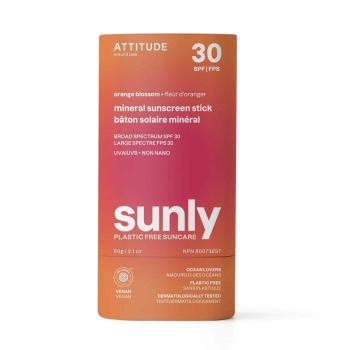 Attitude 100% minerální ochranná tyčinka na celé tělo SPF 30 s vůní Orange Blossom 60 g