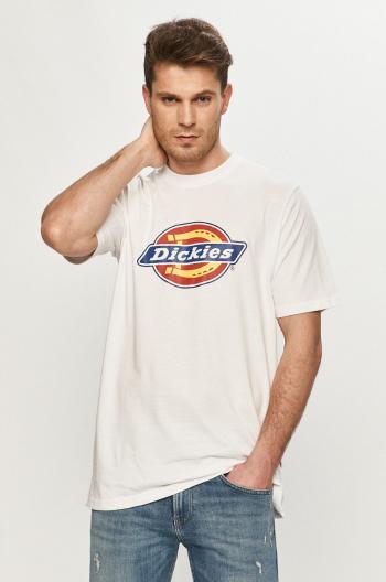 Tričko Dickies bílá barva, DK0A4XC9WHX-WHITE