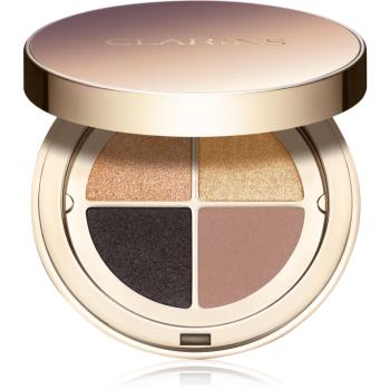 Clarins Ombre 4 Colour Eye Palette paletka očních stínů pro dlouhotrvající efekt odstín 08 - Amber Gradation 4,2 g