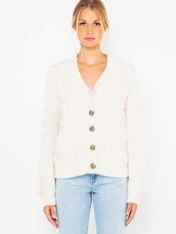 CAMAIEU Cardigan Bílá