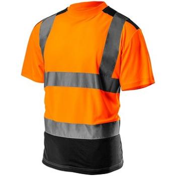Pracovní tričko s vysokou viditelností, oranžovo-černé (5907558429466)