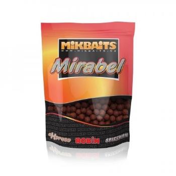 Mikbaits Boilie Mirabel 12mm 250g - Půlnoční pomeranč