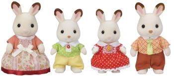 Sylvanian Families Rodina "chocolate" králíků nová