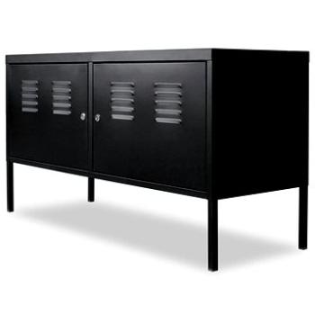 TV stolek, 118x40x60 cm, černý (244721)
