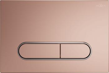 MEXEN Fenix 11 splachovací tlačítko, růžové zlato 601105