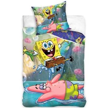 CARBOTEX povlečení Sponge Bob vodotrysk 140×200 cm (5904302509818)