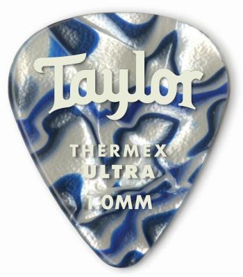 Taylor Premium Darktone Thermex Ultra Picks 351 1.0 Blue Swirl