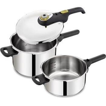 Tefal Tlakový hrnec Secure5 Neo set 4 + 6l (s parním košíkem) P2544341 (P2544341)