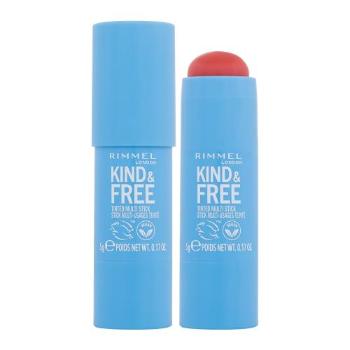 Rimmel London Kind & Free Tinted Multi Stick 5 g tvářenka pro ženy 004 Tangerine Dream