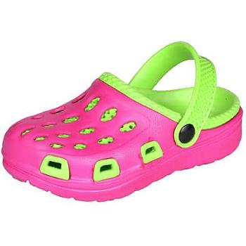 Silvi dětské pantofle růžová-zelená Velikost (obuv): 29